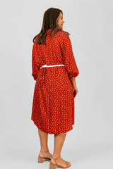 Chemise em Viscolinho Moda Poá Estilo Italiana Florença - Naguirre Shop