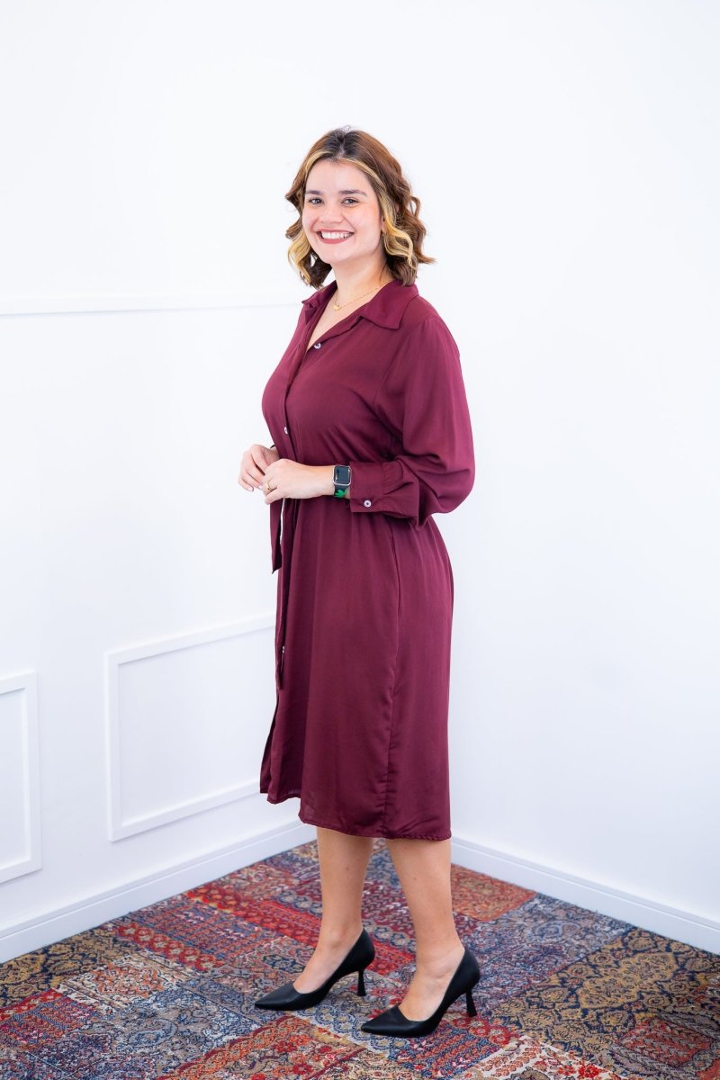 Chemise Gisele - Social Manga Longa Com Botões Em Viscolinho - Naguirre Shop