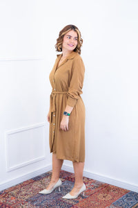 Chemise Gisele - Social Manga Longa Com Botões Em Viscolinho - Naguirre Shop