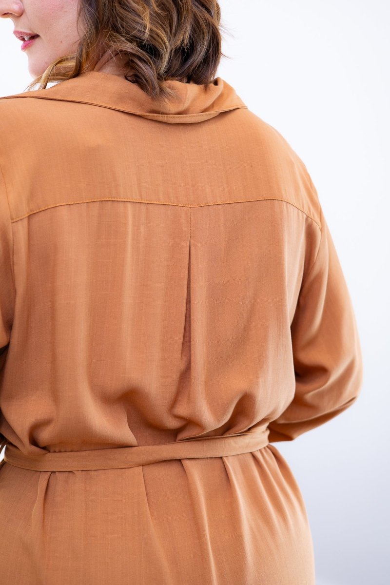 Chemise Gisele - Social Manga Longa Com Botões Em Viscolinho - Naguirre Shop