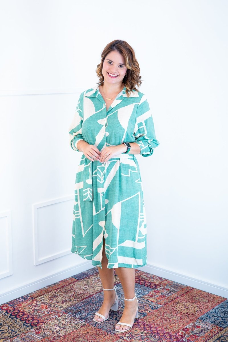 Chemise Gisele - Social Manga Longa Com Botões Em Viscolinho - Naguirre Shop