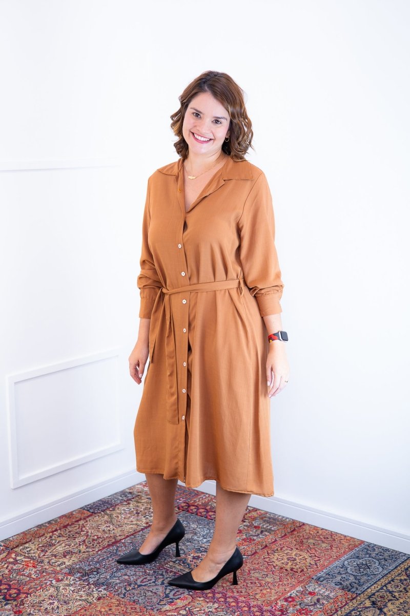 Chemise Gisele - Social Manga Longa Com Botões Em Viscolinho - Naguirre Shop