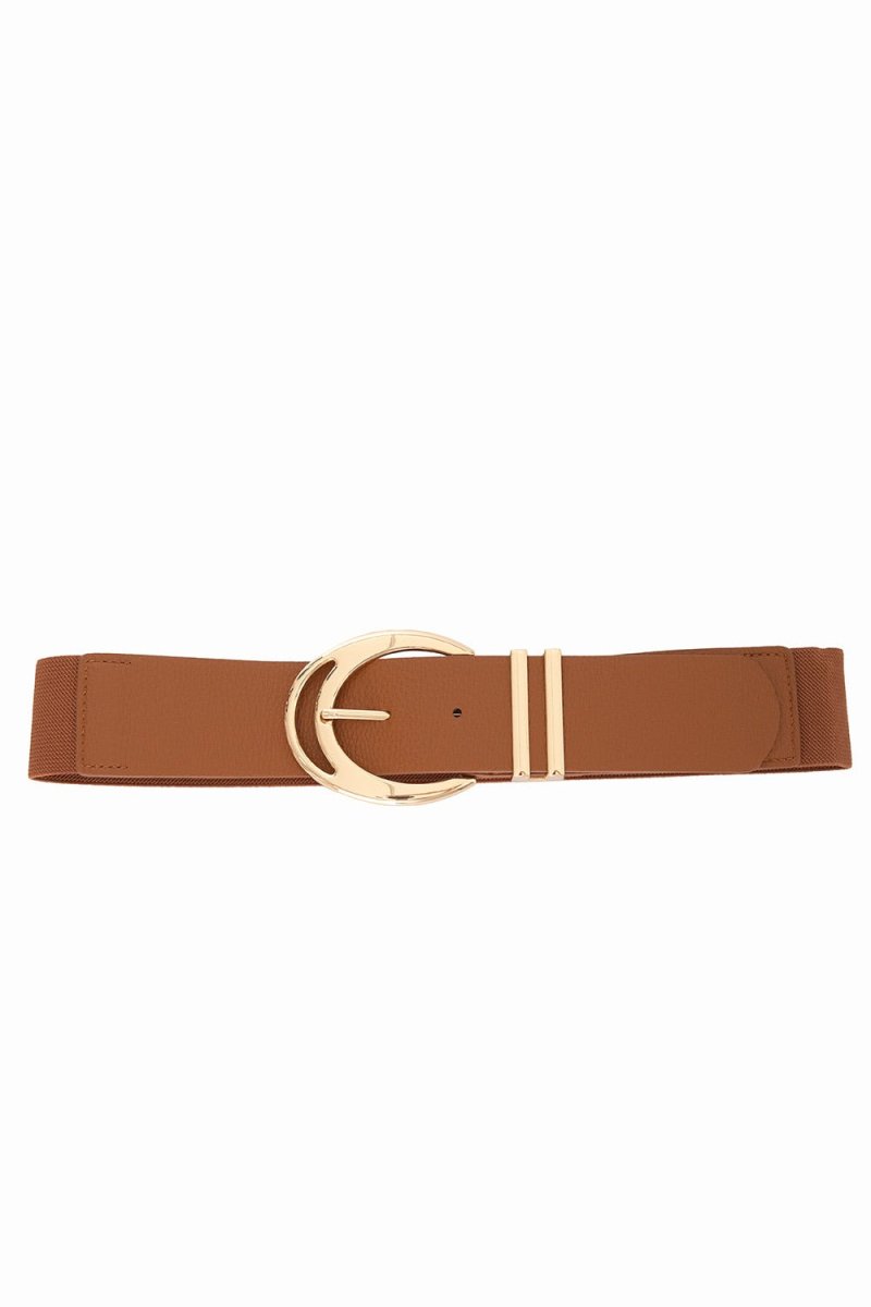 Cinto Feminino Elástico com Fivela Dourada Hollywood - Naguirre Shop