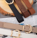 Cinto Feminino Elástico com Fivela Dourada Redondo Madagascar - Naguirre Shop