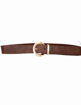 Cinto Feminino Elástico com Fivela Dourada Redondo Madagascar - Naguirre Shop