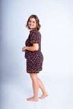 Conjunto Camila - Pijama com Gola Americana e Shorts de Suede - Naguirre Shop
