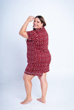 Conjunto Camila - Pijama com Gola Americana e Shorts de Suede - Naguirre Shop