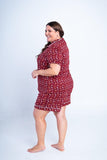 Conjunto Camila - Pijama com Gola Americana e Shorts de Suede - Naguirre Shop