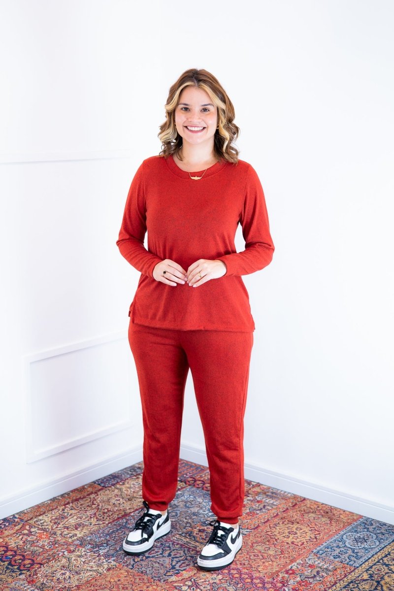 Conjunto Copenhaguen - Lãzinha Gola Redonda Calça Jogger Com Bolsos - Naguirre Shop