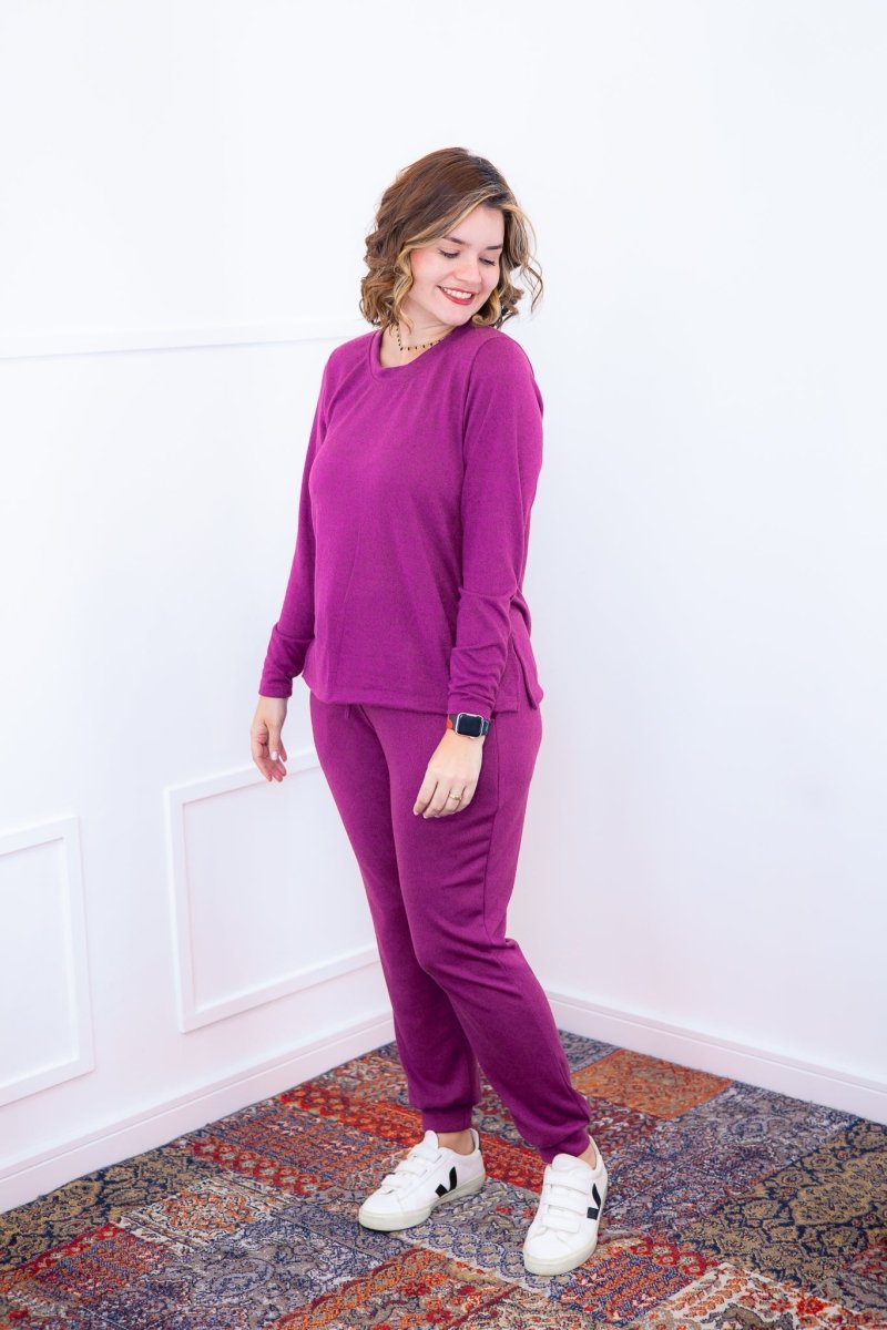 Conjunto Copenhaguen - Lãzinha Gola Redonda Calça Jogger Com Bolsos - Naguirre Shop