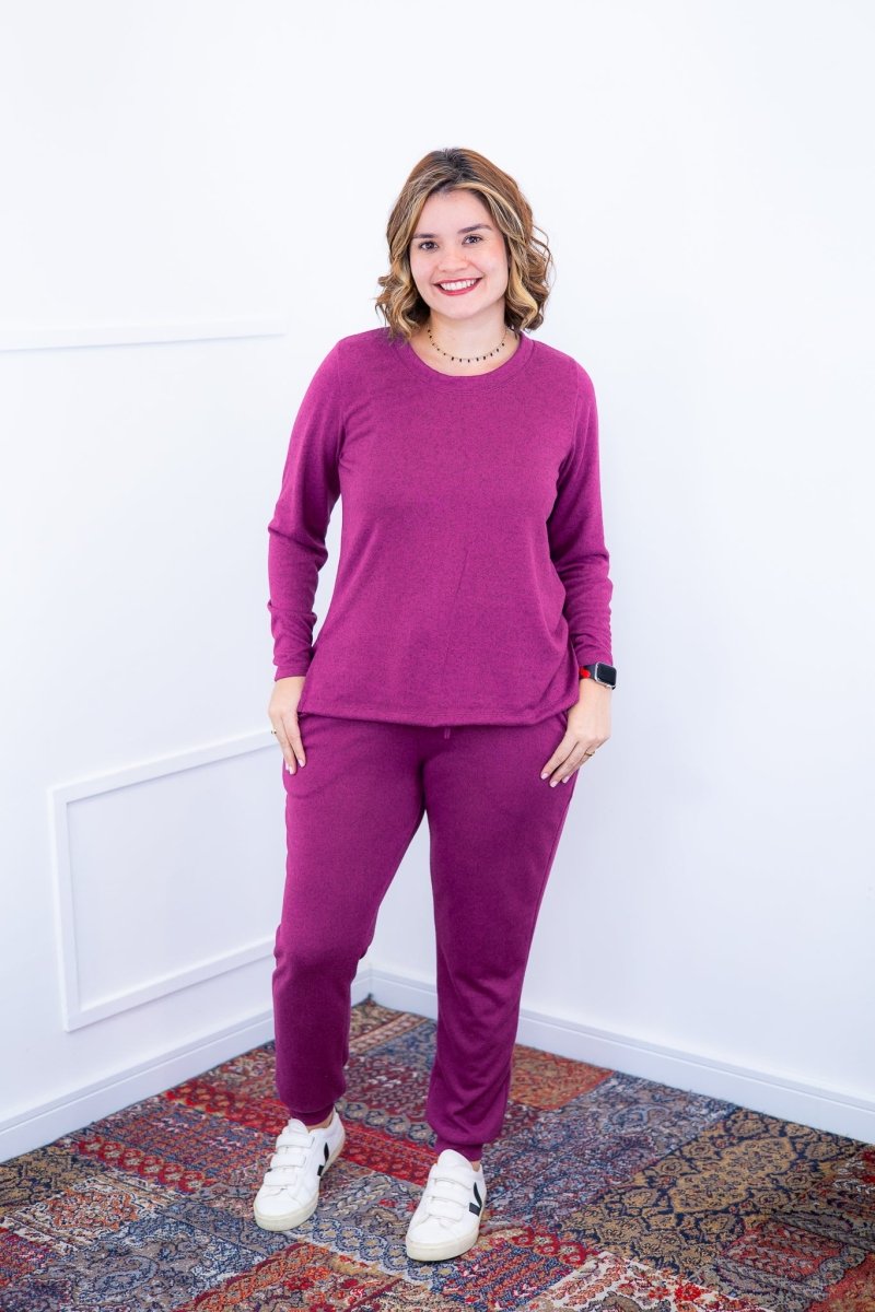 Conjunto Copenhaguen - Lãzinha Gola Redonda Calça Jogger Com Bolsos - Naguirre Shop