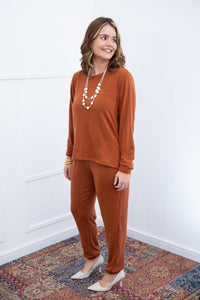 Conjunto Copenhaguen - Lãzinha Gola Redonda Calça Jogger Com Bolsos - Naguirre Shop