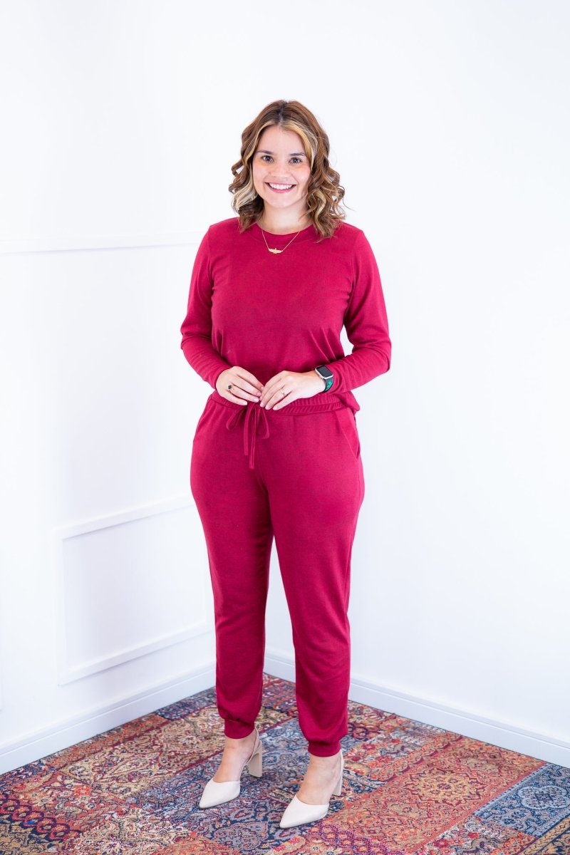 Conjunto Copenhaguen - Lãzinha Gola Redonda Calça Jogger Com Bolsos - Naguirre Shop