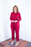 Conjunto Copenhaguen - Lãzinha Gola Redonda Calça Jogger Com Bolsos - Naguirre Shop