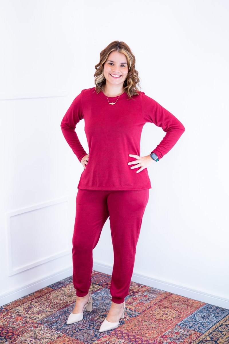Conjunto Copenhaguen - Lãzinha Gola Redonda Calça Jogger Com Bolsos - Naguirre Shop