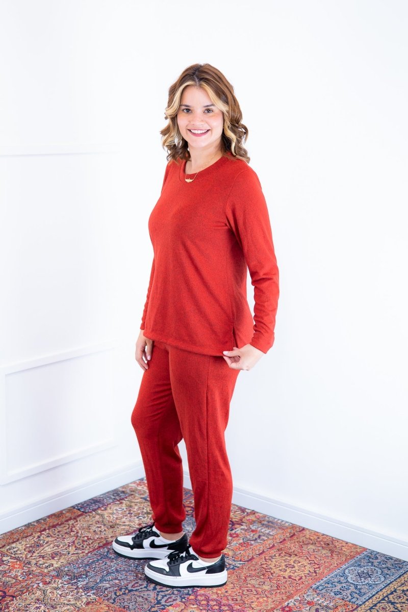 Conjunto Copenhaguen - Lãzinha Gola Redonda Calça Jogger Com Bolsos - Naguirre Shop