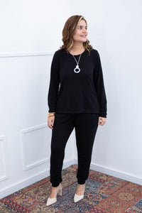 Conjunto Copenhaguen - Lãzinha Gola Redonda Calça Jogger Com Bolsos - Naguirre Shop