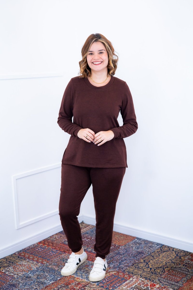 Conjunto Copenhaguen - Lãzinha Gola Redonda Calça Jogger Com Bolsos - Naguirre Shop