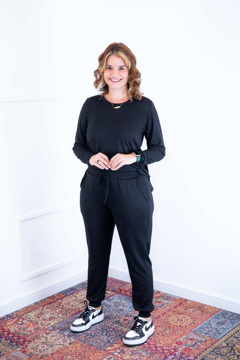 Conjunto Copenhaguen - Lãzinha Gola Redonda Calça Jogger Com Bolsos - Naguirre Shop