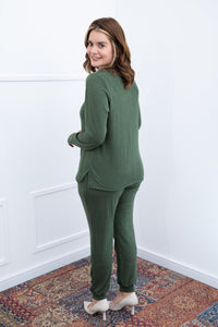 Conjunto Copenhaguen - Lãzinha Gola Redonda Calça Jogger Com Bolsos - Naguirre Shop