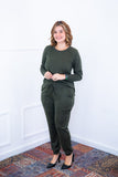 Conjunto Copenhaguen - Lãzinha Gola Redonda Calça Jogger Com Bolsos - Naguirre Shop