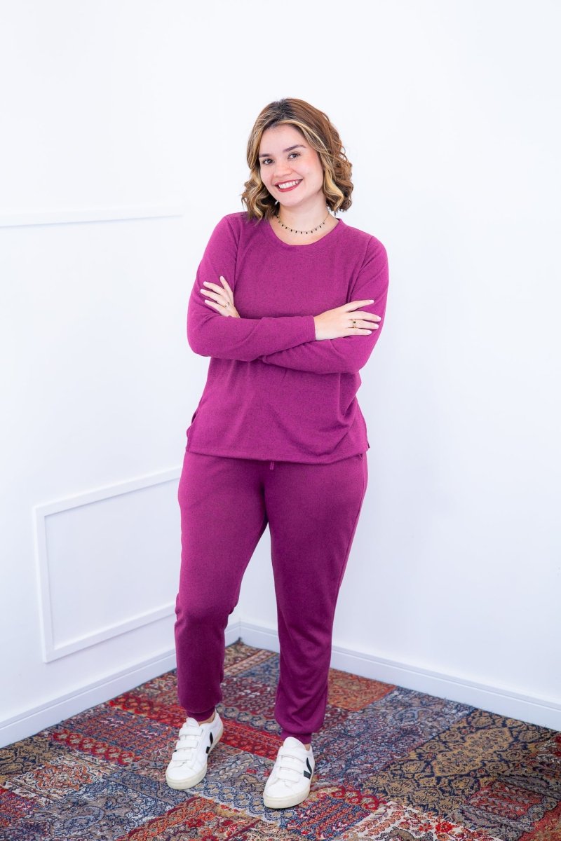 Conjunto Copenhaguen - Lãzinha Gola Redonda Calça Jogger Com Bolsos - Naguirre Shop
