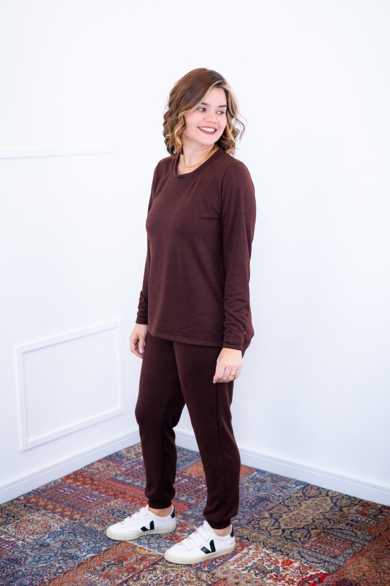 Conjunto Copenhaguen - Lãzinha Gola Redonda Calça Jogger Com Bolsos - Naguirre Shop