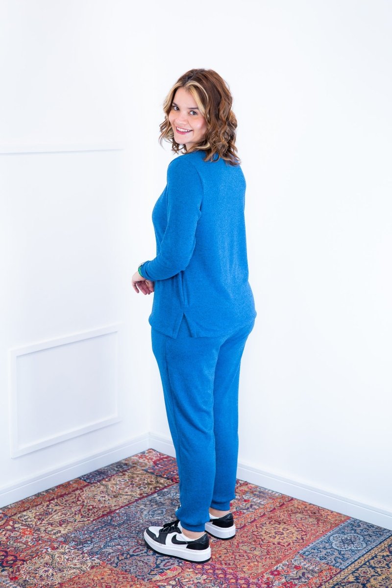 Conjunto Copenhaguen - Lãzinha Gola Redonda Calça Jogger Com Bolsos - Naguirre Shop