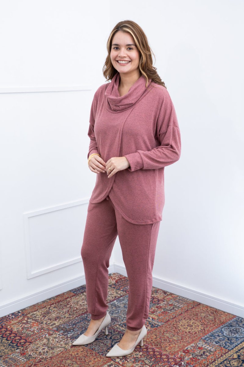 Conjunto Dinamarca - Lãzinha com Gola Boba e Bolsos Laterais - Naguirre Shop