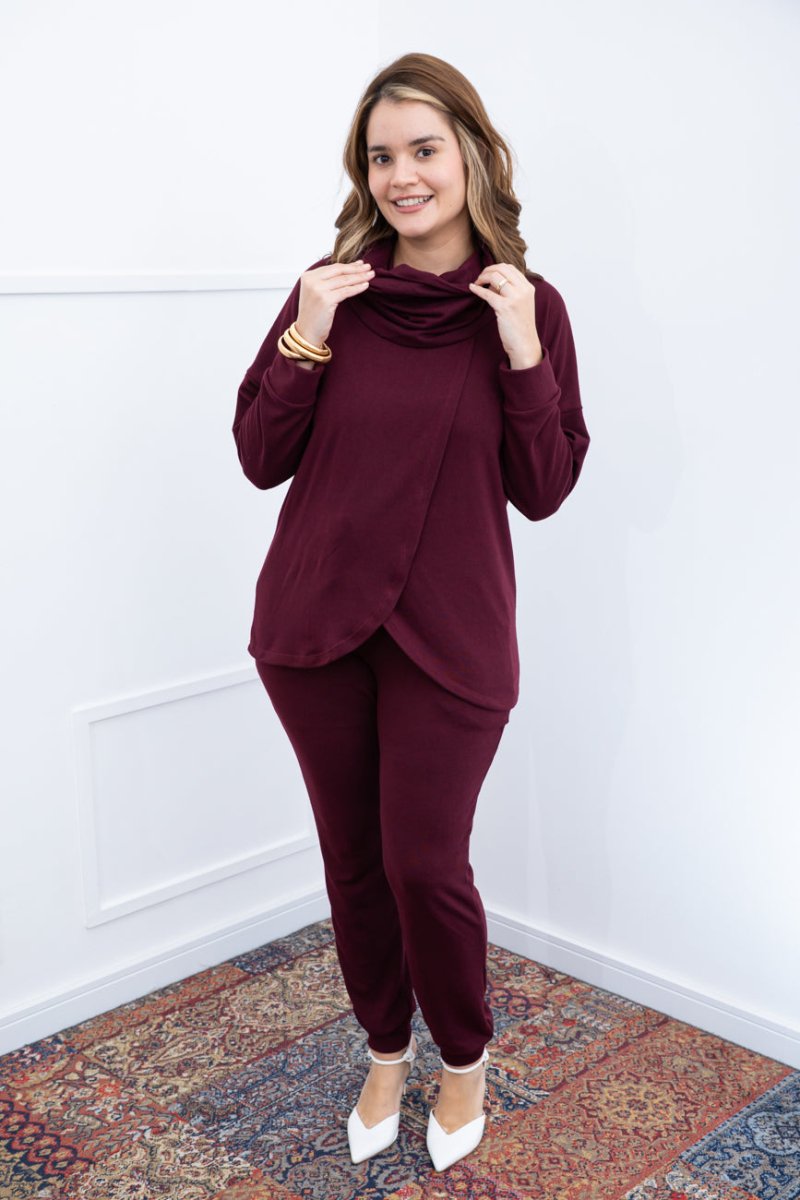 Conjunto Dinamarca - Lãzinha com Gola Boba e Bolsos Laterais - Naguirre Shop
