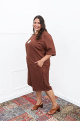 Conjunto Dulce – Blusa Oversized e Bermuda com Bolsos em Linho Light - Naguirre Shop