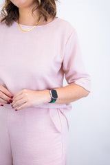 Conjunto Dulce – Blusa Oversized e Bermuda com Bolsos em Linho Light - Naguirre Shop