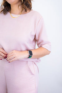 Conjunto Dulce – Blusa Oversized e Bermuda com Bolsos em Linho Light - Naguirre Shop
