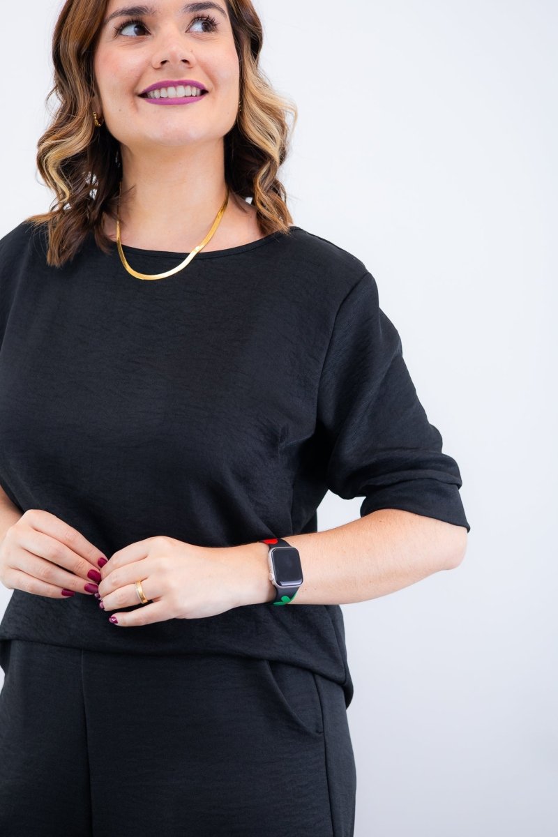 Conjunto Dulce – Blusa Oversized e Bermuda com Bolsos em Linho Light - Naguirre Shop
