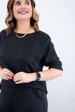 Conjunto Dulce – Blusa Oversized e Bermuda com Bolsos em Linho Light - Naguirre Shop