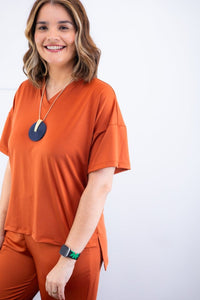 Conjunto Flórida - Malha Confort Calça e Blusa de Gola V - Naguirre Shop