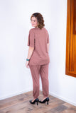 Conjunto Flórida - Malha Confort Calça e Blusa de Gola V - Naguirre Shop