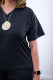 Conjunto Flórida - Malha Confort Calça e Blusa de Gola V - Naguirre Shop