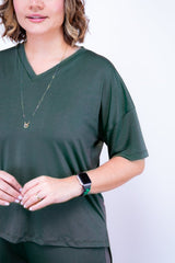 Conjunto Flórida - Malha Confort Calça e Blusa de Gola V - Naguirre Shop