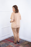 Conjunto Flórida - Malha Confort Calça e Blusa de Gola V - Naguirre Shop