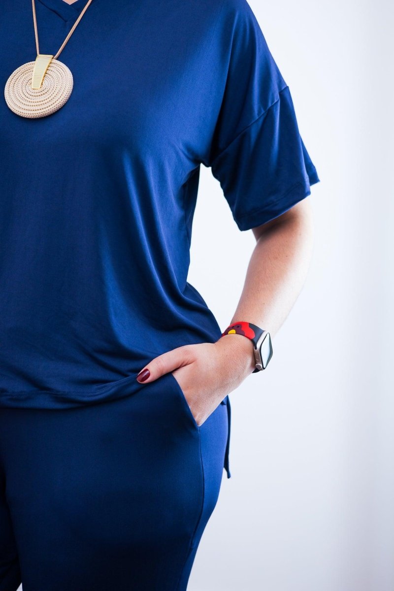 Conjunto Flórida - Malha Confort Calça e Blusa de Gola V - Naguirre Shop