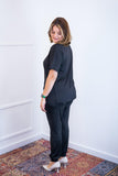 Conjunto Flórida - Malha Confort Calça e Blusa de Gola V - Naguirre Shop