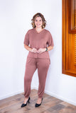 Conjunto Flórida - Malha Confort Calça e Blusa de Gola V - Naguirre Shop