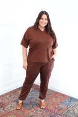 Conjunto Flórida - Malha Confort Calça e Blusa de Gola V - Naguirre Shop