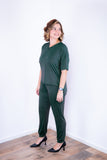 Conjunto Flórida - Malha Confort Calça e Blusa de Gola V - Naguirre Shop