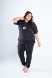 Conjunto Flórida - Malha Confort Calça e Blusa de Gola V - Naguirre Shop