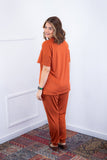 Conjunto Flórida - Malha Confort Calça e Blusa de Gola V - Naguirre Shop