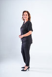 Conjunto Flórida - Malha Confort Calça e Blusa de Gola V - Naguirre Shop