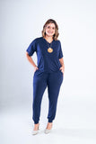 Conjunto Flórida - Malha Confort Calça e Blusa de Gola V - Naguirre Shop