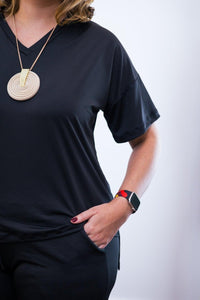 Conjunto Flórida - Malha Confort Calça e Blusa de Gola V - Naguirre Shop